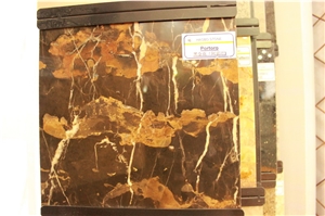 Portoro Popular Marble Tiles, Good Quality
