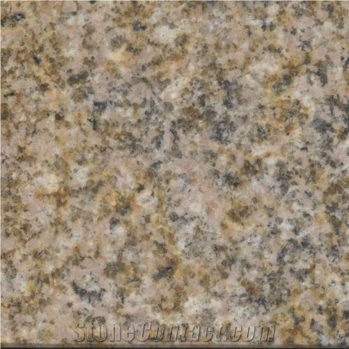 Almond Gold Granite Slabs & Tiles, China Yellow Granite