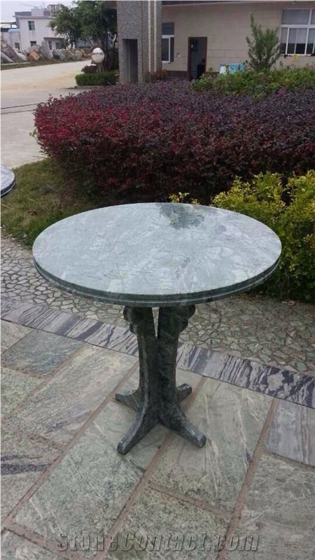 Green Granite Table Bench, Green Tables