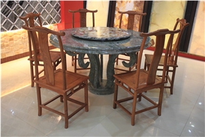 Green Marble Table Tops, Stone Furniture