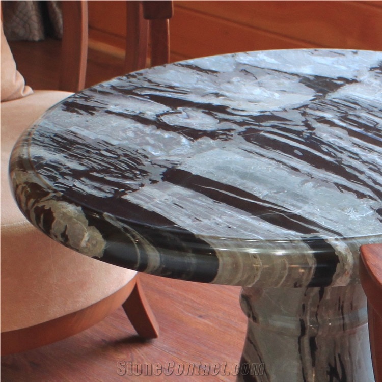 Huaan Jade Occasional Round Stone Table