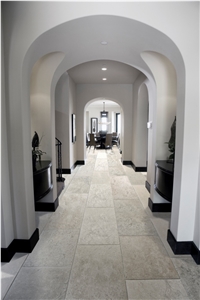 Antique Limestone Tiles, Mix Grey Limestone Flooring Tiles, Transylvania Antique Grey Limestone