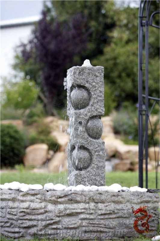 Fountain Stone Acer, Black Granite Fountains