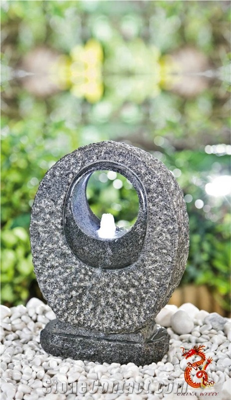 Fountain Stone Magnolia, Black Granite Fountains