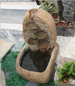 Self-Contained Drosera, Yellow Granite Fountain