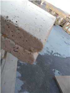 Beige Travertine Pool Coping