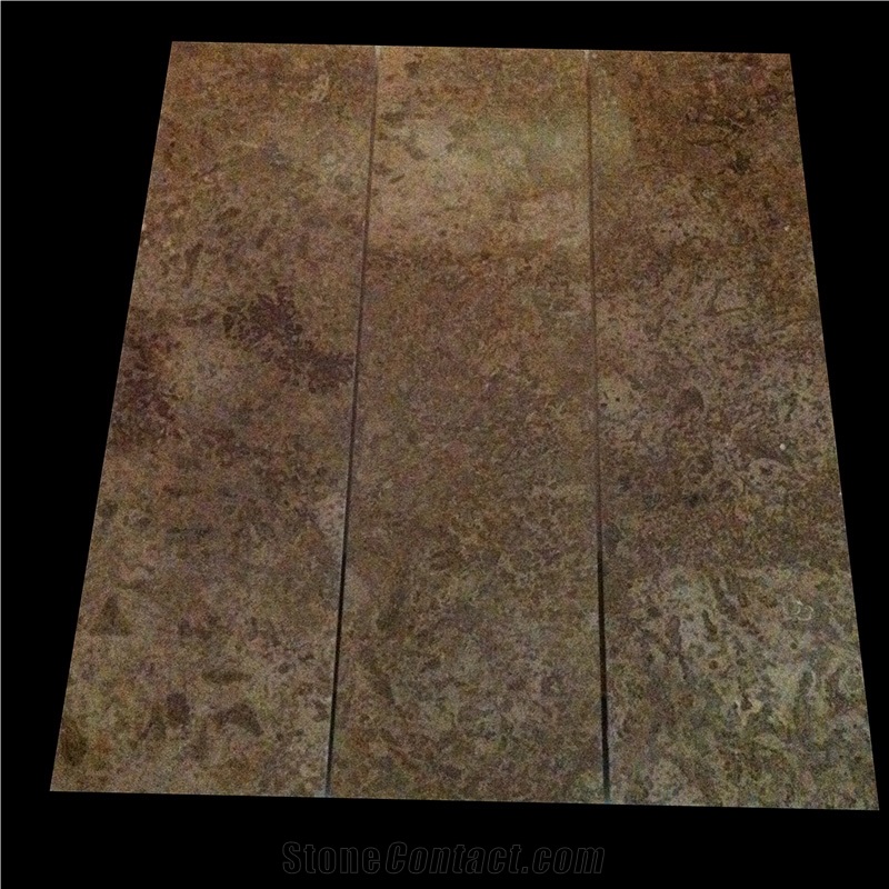 Sundal Teak Dark Shade Tiles, Pakistan Brown Limestone