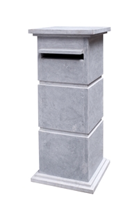 Blue Limestone Letter Box