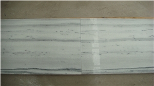 Decorative Sichuan Straight Veins White Marble Slabs & Tiles, China Crystal White Marble Tiles
