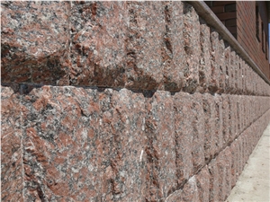 Ukrainian Granite, Red Granite Cobble & Pavers