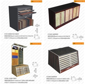 Drawer Displays, Ceramic Display Cabinet