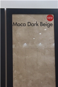 Moca Dark Beige Marble Tiles, Slabs