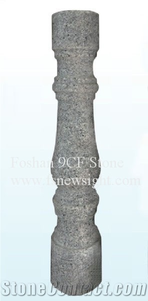 G603 Granite Balustrade/Handrail 60x10x10 cm Round (8h5010), Natural Grey Granite Handrail