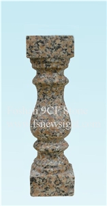 Granite Balustrade/Handrail 50x12x12 cm Round (Gh5012), Natural Red Granite Handrail