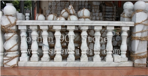 White Marble Balustrade/Handrail 60x10x10 cm Square