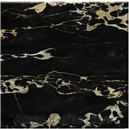 Protoro Extra Slabs & Tiles, Italy Black Marble
