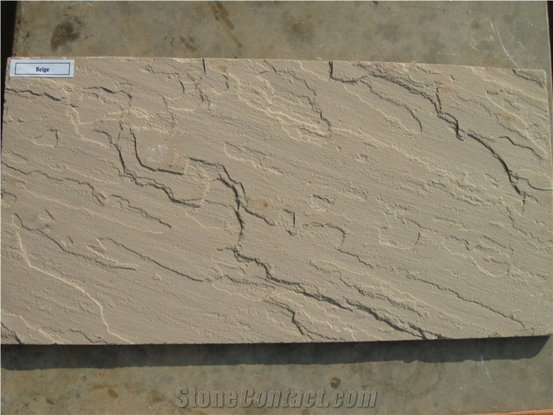 Beige Sandstone, Dholpur Beige Sandstone Slabs & Tiles
