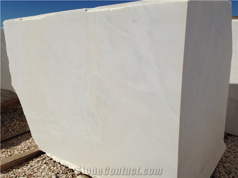 Branco Estremoz White Marble Block, Portugal White Marble