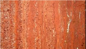 Imported Red Travertine Slabs & Tiles, Iran Red Travertine