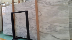Imported Snow White Marble Slab, Italy White Marble