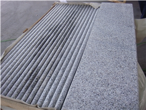 Polished G640 Grey Granite Stair
