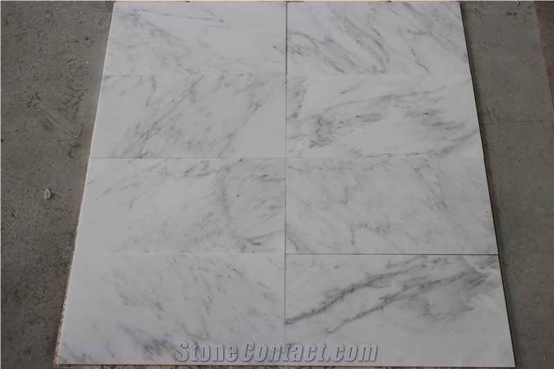 Asian Statuary White Marble/Chinese Carrara Slabs & Tiles, China White Marble