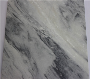 Cloudy White Marble Slabs & Tiles, China White Marble