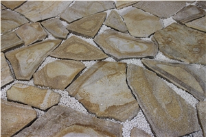 Slate Flagstone Paving Stone-Slate, Yellow Slate Paving Stone