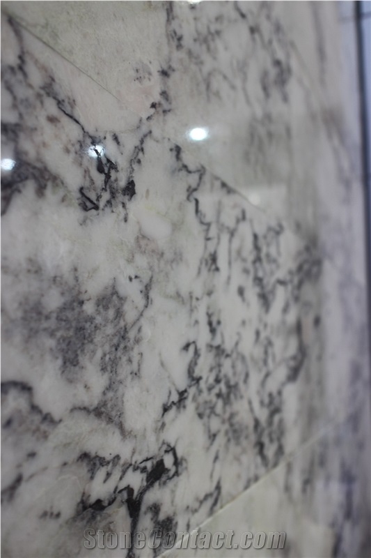 Violet Sky Marble Slabs & Tiles, China White Marble