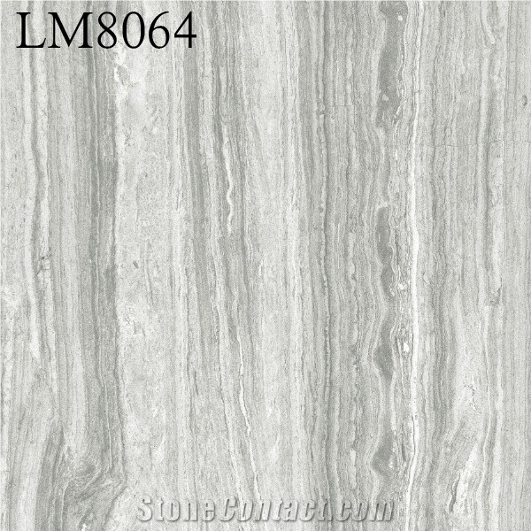 Wood Finish Light Color Grey Ceramic Floorings Tiles(Lm8064), Porcelain/Ceramic Ceramic Floor