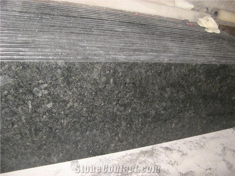 Batteryfly Green Granite Vanity Tops / Countertops with Sink for Project