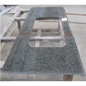 Prefab New Tunas Green Countertops, Oriental Green Granite Kitchen Countertops