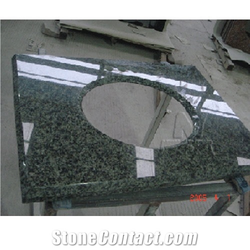 Prefab New Tunas Green Countertops, Oriental Green Granite Kitchen  Countertops from China 