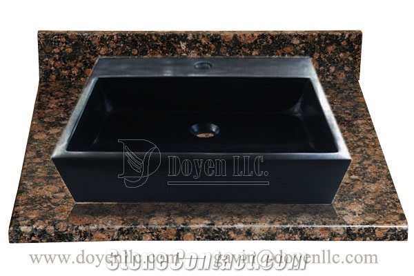 Black Jade Rectangular Kitchen Sinks 480x450x100, Black Jade Granite Kitchen Sinks