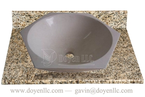 Botticino Royal Marble Hexegon Hexagon Crimping 420x140