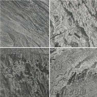 Badnor Silver Grey Slate Stone Slabs & Tiles, India Grey Slate