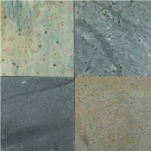 Ocean Green Slate Stone Slabs & Tiles, India Green Slate