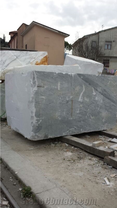 Bianco Carrara Cd Marble Blocks, Italy White Marble Block