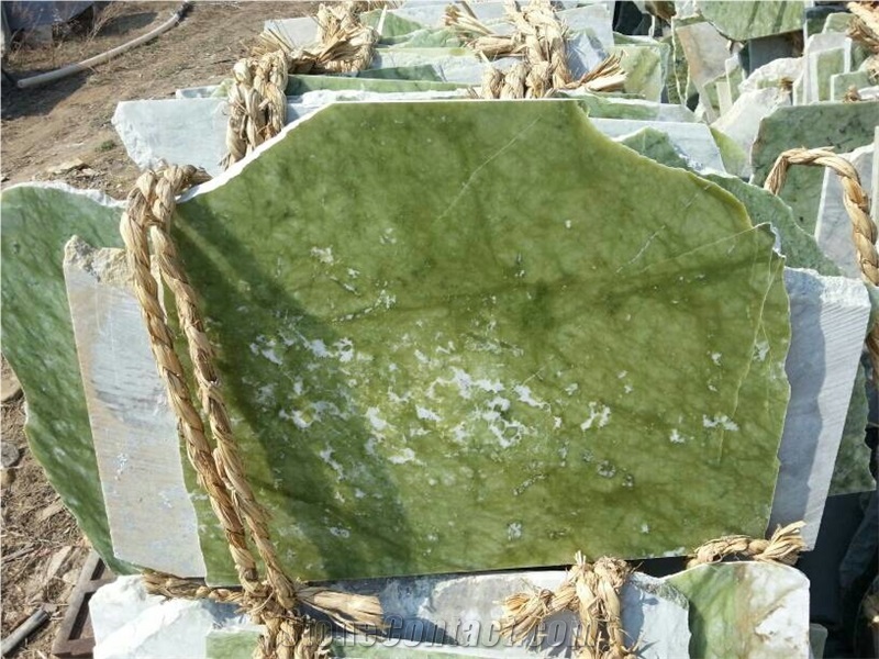 Dandong Green Marble Slab, Ming Green Marble Slabs