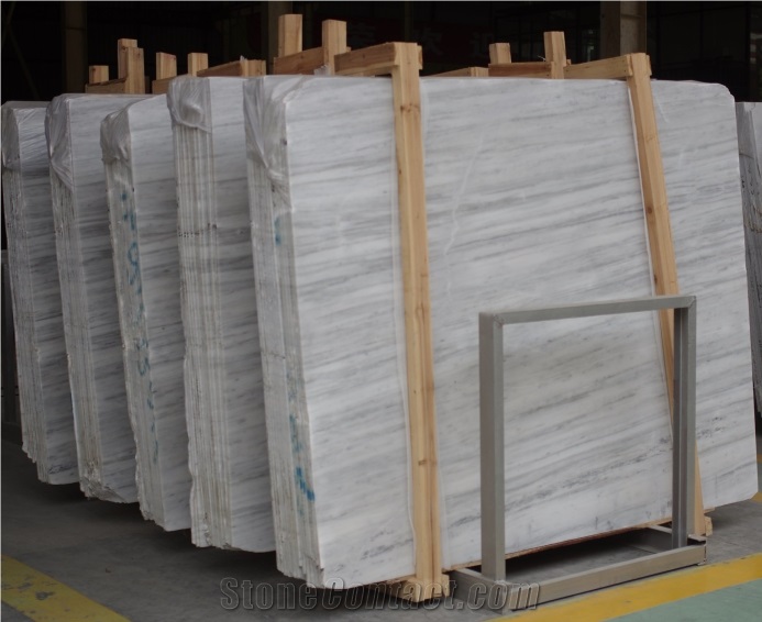 Polished Yunnan White Marble Slabs and Tiles, China White Marble