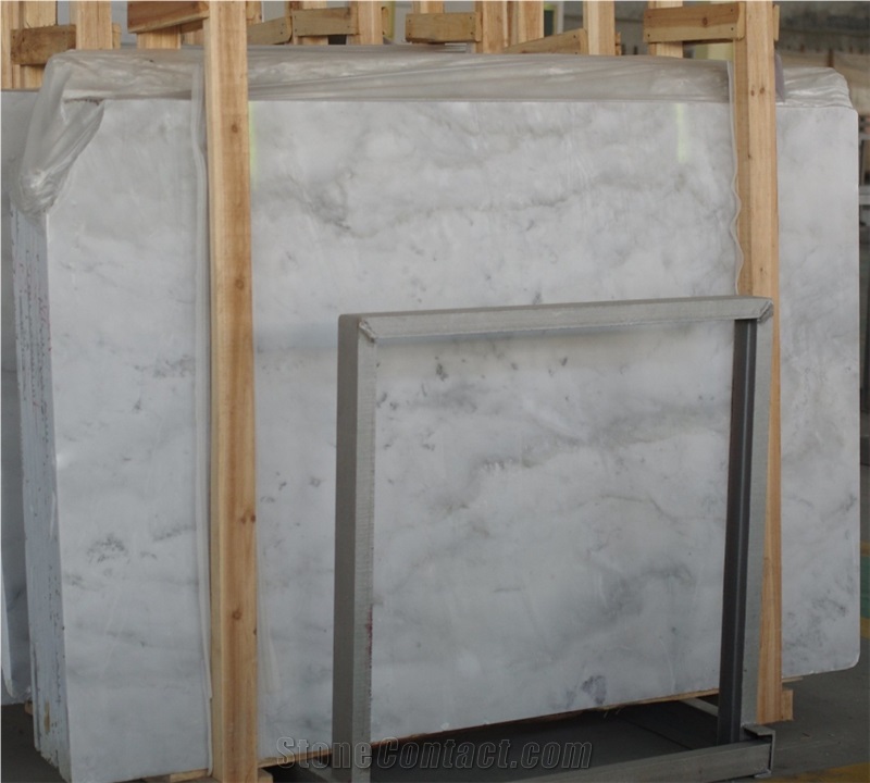 Yunnan White Marble Slabs with Messy Veins, China White Marble