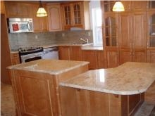 Ivory Yellow Granite Kitchen Countertops
