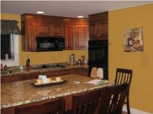 Purple Golden Granite Kitchen Countertops