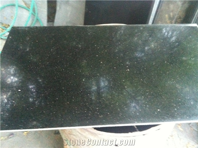 Black Galaxy Granite Slabs & Tiles, India Black Granite Floor Tiles, Wall Tiles