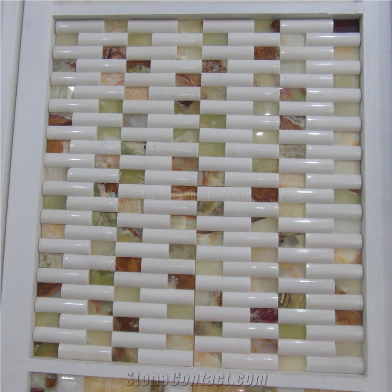 Jade Marble Mosaic Walling Tiles
