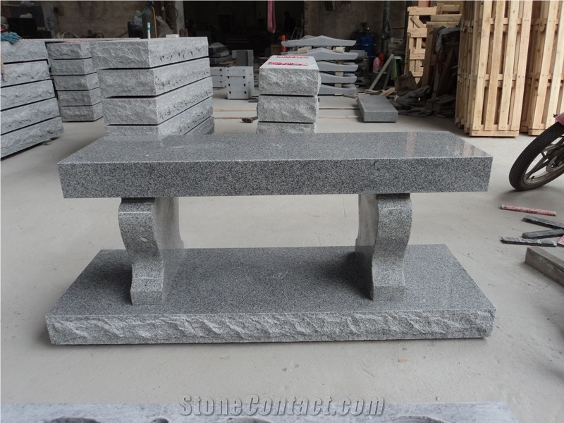 G603 Grey Granite Bench