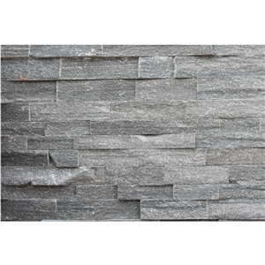 Grey Slate Glued Ledgestone Wall Cladding Culture Stone