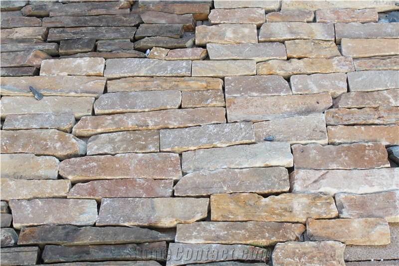 Irregular Loose Slate Ledgestone Fieldstone Wall Cladding Tiles