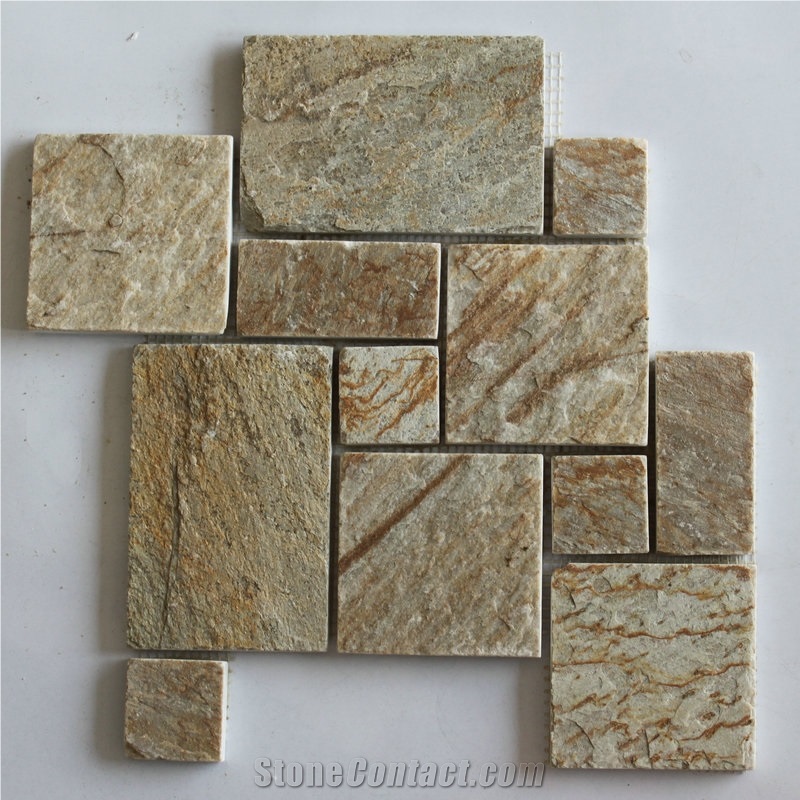 Mosaic Slate Stone, Mosaic Stone Wall Cladding