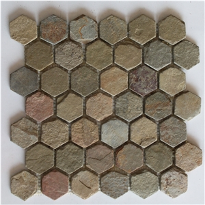 Mosaic Slate Tiles, Mosaic Stone Wall Panels